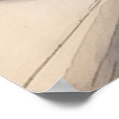 Basset Hound op skateboard Poster (Hoek)