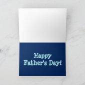 Basset Hound op Vaderdag Kaart (Binnen)