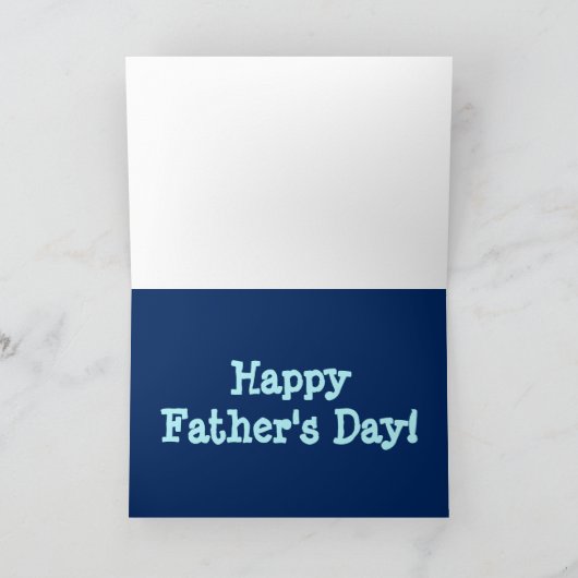 Basset Hound op Vaderdag Kaart (Binnen)