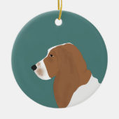Basset Hound Ornament (Voorkant)