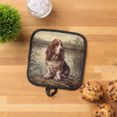 Basset Hound Pannenlap (Top down)