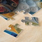 Basset Hound Paper Quilling Art Dog Portret Legpuzzel (Zijkant)