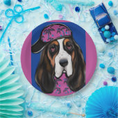 Basset Hound Papieren Bordje (Feest)