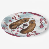 BASSET HOUND PAPIEREN BORDJE (Gekanteld)