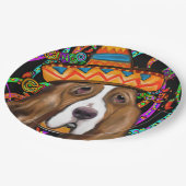 BASSET HOUND PAPIEREN BORDJE (Gekanteld)