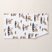 Basset Hound Patroon Bad Handdoek (Handdoek)