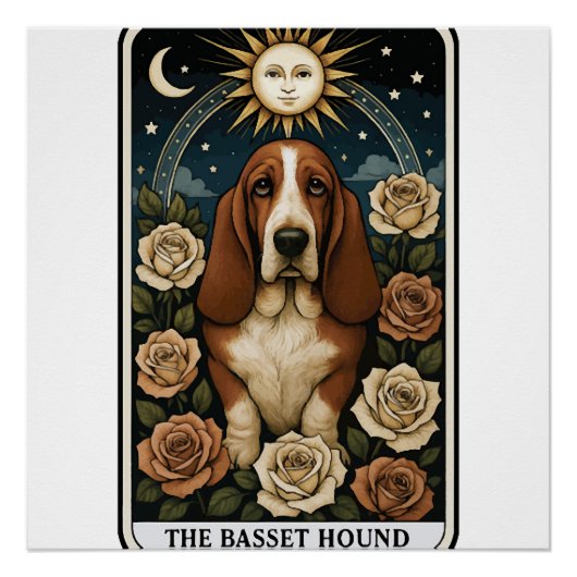 Basset Hound Perfect Poster (Voorkant)
