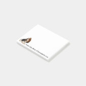Basset Hound personaliseren Post-it® Notes (Schuin)
