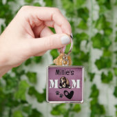Basset Hound Personalized Peking Sleutelhanger (Hand)
