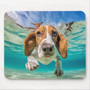 Basset Hound Pet Dog Animal Fun Spelen Muismat