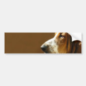 Basset Hound Photo Bumpersticker  (Voorkant)