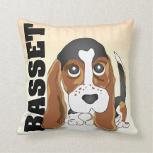 Basset Hound Pillow