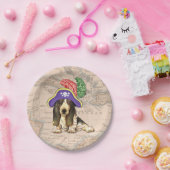 Basset Hound Pirate Papieren Bordje (Feest)