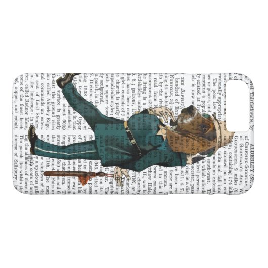 Basset Hound Policeman Case-Mate iPhone Case (Achterkant (Horizontaal))