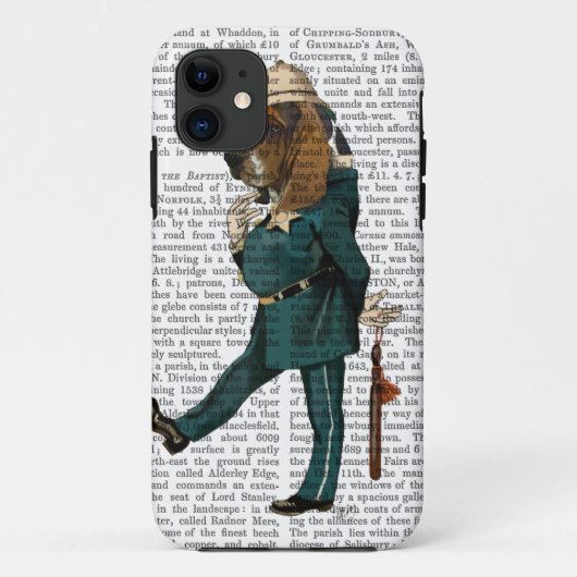 Basset Hound Policeman Case-Mate iPhone Case (Achterkant)