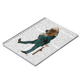 Basset Hound Policeman Notitieboek (Linkerzijde)