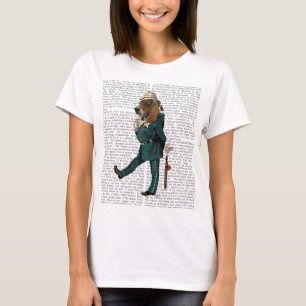 Basset Hound Policeman T-shirt