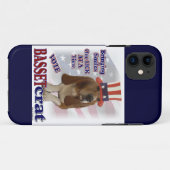 Basset Hound Political Humor Case-Mate iPhone Case (Achterkant (horizontaal))