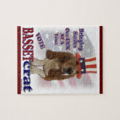 Basset Hound Political Humor Legpuzzel (Horizontaal)
