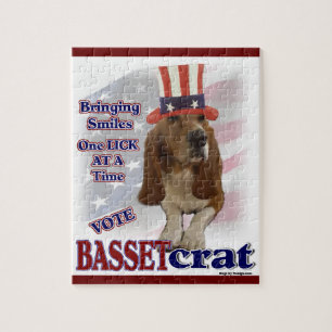 Basset Hound Political Humor Legpuzzel