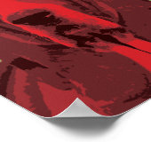 Basset Hound Pop-Art Poster (Hoek)