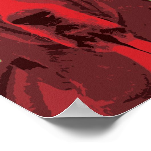 Basset Hound Pop-Art Poster (Hoek)