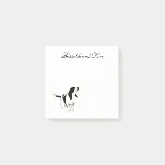 Basset hound post-it notes (Voorkant)
