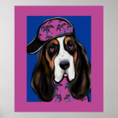 Basset Hound Poster (Voorkant)