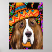 BASSET HOUND POSTER (Voorkant)