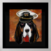 BASSET HOUND POSTER (Voorkant)