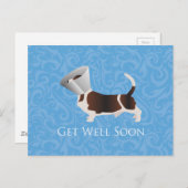 Basset Hound Profiteer snel van een goed ontwerp Briefkaart (Voorkant / Achterkant)