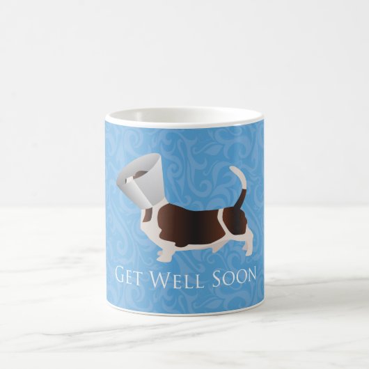 Basset Hound Profiteer snel van een goed ontwerp Koffiemok (Center)