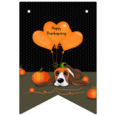 Basset Hound Pumpkin-Pet Vlaggetjes (Eerste vlag)