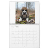 Basset hound puppies kalender (Mar 2026)