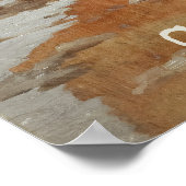 Basset hound-puppies onder paraplu CC0867 Trood Poster (Hoek)