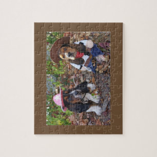 Basset hound puppies puzzel legpuzzel
