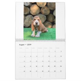 Basset hound puppy agenda kalender
