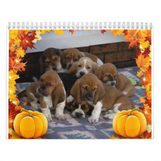 Basset hound puppy agenda kalender