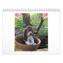 Basset hound puppy agenda kalender