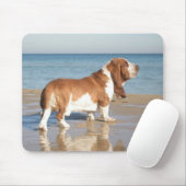 Basset Hound Puppy Dog Computer Mousepad Muismat (Met muis)