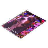Basset Hound Puppy Fantasy Dog Art Notitieboek (Linkerzijde)