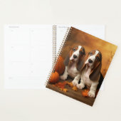 Basset Hound Puppy Herfst Verrukking Pompoen Planner (Display)