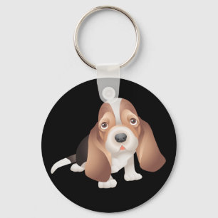 Basset Hound Puppy Hond Sleutelhanger