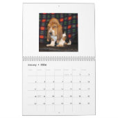 Basset Hound-puppy-kalender Kalender (Jan 2026)