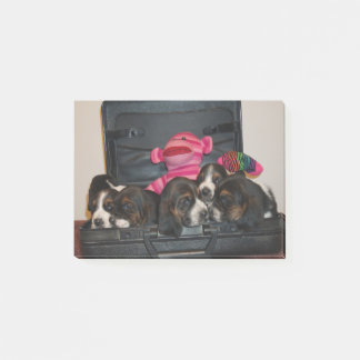 Basset hound puppy note-pad post-it® notes