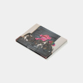 Basset hound puppy note-pad post-it® notes (Schuin)