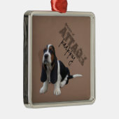 Basset Hound Puppy Ornament (Rechts)