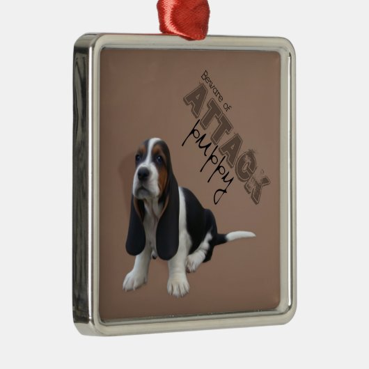 Basset Hound Puppy Ornament (Rechts)