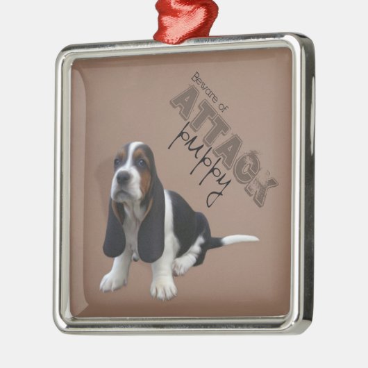 Basset Hound Puppy Ornament (Links)