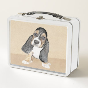 Basset Hound Puppy Painting - Oorspronkelijke hond